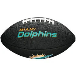 Wilson Football NFL Team Logo Mini Miami Dolphins WTF1533BLXBMI
