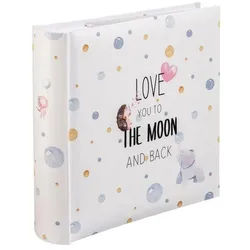 Hama Fotoalbum Memo-Album "To The Moon", für 200 Fotos im Format 10x15 cm bunt