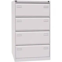Bisley Light Hängeregistraturschrank »Light« A4, zweibahnig, 4 Schübe grau, 80x132.1x62.2 cm