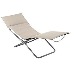 Sonnenliege Bayanne Chaise Lounge Lafuma braun, 68x63 cm