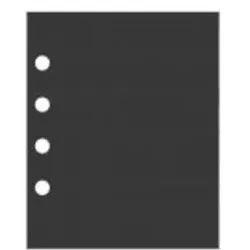 Ilford Ergänzungsblätter 36x46 schwarz 10 Blatt