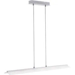 Led-Deckenleuchte , Edelstahlfarben , Metall, Kunststoff, Glas , 8.0x120x100 cm , Schutzklasse II (Schutzisoliert) , Farbwechsler , Lampen & Leuchten, Leuchtenserien