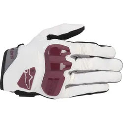 Alpinestars Chrome Damen Motorrad Handschuhe, weiss-rot, Größe XL