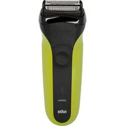 Braun Series 3 300 schwarz/grün