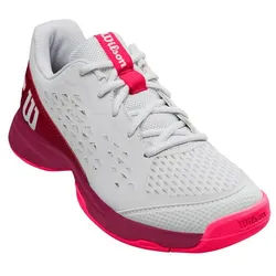 Wilson Rush Pro L Allcourt weiss/weinrot Kinder Tennisschuh weiß