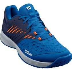 WILSON Herren Tennisoutdoorschuhe KAOS COMP 3.0, Classic Blue/Peacoat/Orange Tiger, 48