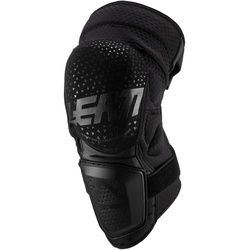 Leatt 3DF Hybrid Motocross Knieprotektoren, schwarz, Größe S M für Männer