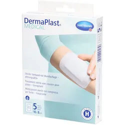 Dermaplast Medical Vliesverband 10x8 cm 5 Stück steril