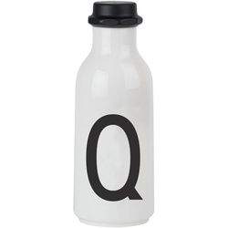 Design Letters - The Classic Collection Trinkflasche - Q - weiß - 0,5 Liter