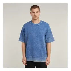 G-Star für Herren. D26285-D575-H225 Acid Wash Lose Sweatshirt blau (M), Lässig, Bio-Baumwolle, Nachhaltig