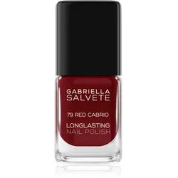 Gabriella Salvete Longlasting Enamel langanhaltender Nagellack mit hohem Glanz Farbton 79 Red Cabrio 11 ml