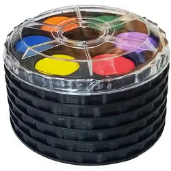 Artist & Co Aquarellfarbe 36 WASSERFARBEN Set Aquarell Deckfarbkasten Malkasten Farbkasten 13, Farben
