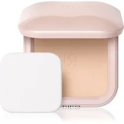 KIKO Milano Skin Lover Refining Face Powder Foundation Kompakt - PuderFoundation mit Matt-Effekt Farbton 02 Blanched Almond 10 g