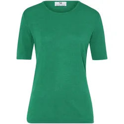 Le pull en soie et cachemire Peter Hahn vert