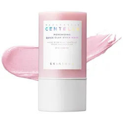 SKIN1004 Gesichtsmaske Madagascar Centella Poremizing Quick Clay Stick 27 g Tonerde-Maske im Stick-Format mit Centella Asiatica und, Aloe Vera für Gesicht und T-Zone rosa