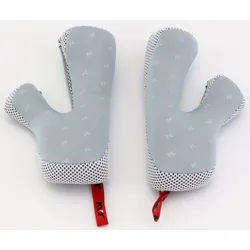 KYT Strike Eagle Wangenpolster, grau-weiss, Größe S für Männer