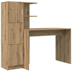 vidaXL Schreibtisch Schreibtisch 2 pcs Artisan-Eiche (2-St)