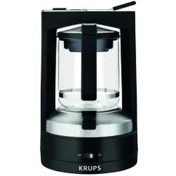 KRUPS T8 Kaffee-Druckbrühautomat, 8-12 Tassen, Filterkaffeemaschine mit speziellen Druckbrühsystem, 1 Stück