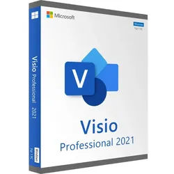 Microsoft Visio 2021 Professional | Vollversion | Sofortdownload + Produktschlüssel