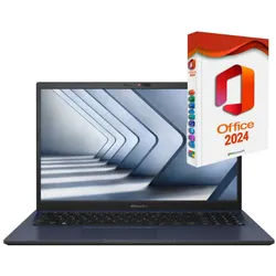 Asus Expertbook B150, Core i7-13620U, MS Office 2024 Prof. Dauerlizenz Notebook (39,00 cm/15.6 Zoll, Intel Core i7 13620U, Intel UHD Grafik, 8 GB, 1000 GB SSD, Windows 11 Pro 64Bit + MS Office 2024, Beleuchtete Tastatur) 1000 GB | 8 GB RAM