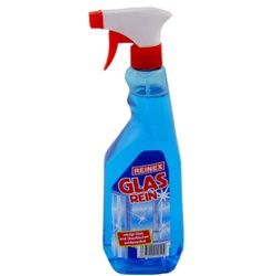 Reinex Glasrein Scheibenreiniger, reinigt Glas und Oberflächen schlierenfrei, 750 ml - Sprühflasche