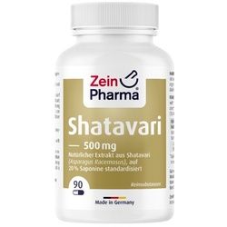 SHATAVARI Extrakt 20 % 500 mg Kapseln 90 St