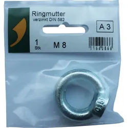 SBV-Ringmuttern verzinkt - M 8 / A 3