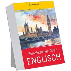 Abreißkalender Langenscheidt Sprachkalender Englisch 2027 Tagesabreißkalender weiß