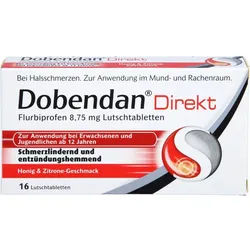 DOBENDAN Direkt Flurbiprofen 8,75 mg Lutschtabl. 16 St.