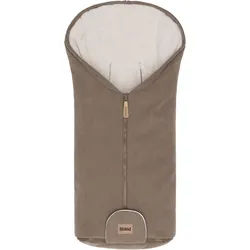 Fillikid Fußsack Nevis Cord, Winterfußsack Gr. 0, für Autositze Gr. 0 und Kinderwagen grau