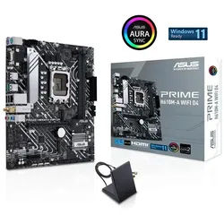 PRIME H610M-A WIFI D4 Mainboard - Intel H610 - Intel LGA1700 socket - DDR4 RAM - Micro-ATX