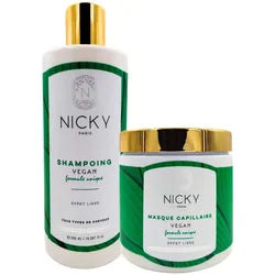 Nicky Paris - Shampoo und Vegan Maske Set Einzigartige Formel 2 Pc