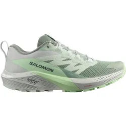 Salomon Sense Ride 5 W Damen Trailrunningschuh lily pad/metal/green ash UK 6