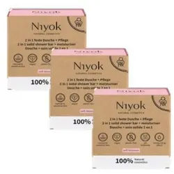 Niyok 2-in-1 Dusche & Pflege 3-er Pack 80 g