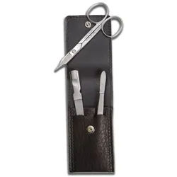 Dreiturm Solingen 3-teiliges Maniküre-Etui ‚Äì Made in - Modell Nero 1 St