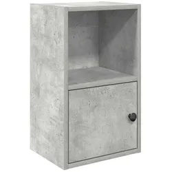 vidaXL Bücherregal Bücherregal Betongrau 31x24x52 cm Holzwerkstoff, 1-tlg. grau
