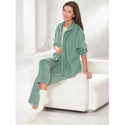 Hausanzug COMTESSA, Damen, Gr. 20/21, grün, 80% Baumwolle, 20% Polyester, Homewear-Sets Hausanzug