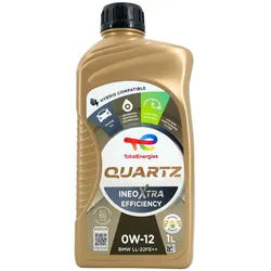 Total Quartz Ineo Xtra Efficiency 0W-12 2 l