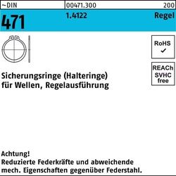 Sicherungsring DIN 471 100x 3 1.4122 Regelausf. 1 Stück