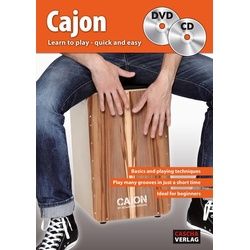 Cajon: Learn To Play - Quick And Easy + Cd + Dvd - Cascha Geheftet
