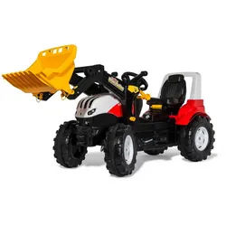 Xxxl Kindertraktor , Rot , Kunststoff , 150x53x76 cm , Spielzeug, Kinderfahrzeuge