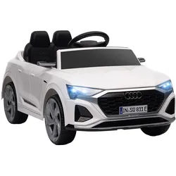 Aiyaplay Kinder Elektroauto, Weiß, Kunststoff, Metall, 98cm x 49,5cm x 43cm , 49.5x43x98 cm , Spielzeug, Kinderspielzeug, Kinderautos & Elektro-Kinderautos