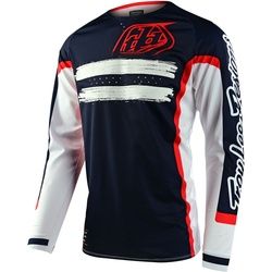 Troy Lee Designs SE Pro Marker Motocross Jersey, rot-blau, Größe L