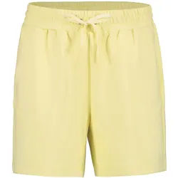 Trainingsshorts RUKKA "Rukka Shorts Ylotyn", Damen, Gr. 40, EURO-Größen, pastelgelb, Stoff, 53% Modal, 38% Polyester, 9% Elasthan, Hosen