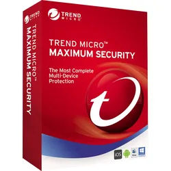 Trend Micro Maximum Security 2026, 10 Geräte - 2 Jahre, Download