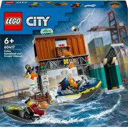 LEGO City 60417 Polizeischnellboot und Ganovenversteck