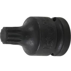 BGS Kraft-Bit-Einsatz 5381-M12, Antrieb Innenvierkant 12,5 mm (1/2"), Innenvielzahn (für XZN) M12