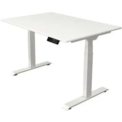 Kerkmann Schreibtisch höhenverstellbar (elektrisch) »Oxford« 120 cm Gestell weiß weiß, 120x127x80 cm