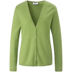Le gilet 100% cachemire modèle Cora Peter Hahn Cashmere vert