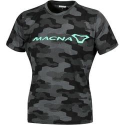 Macna Dazzle Logo 2.0 Damen T-Shirt, schwarz-mehrfarbig, Größe XL